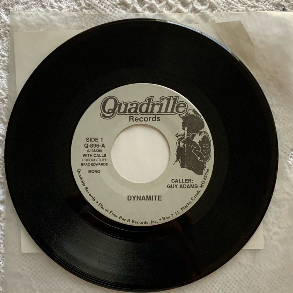 Rare Square Dance 45 “Dynamite” Quadrille Records Q-896